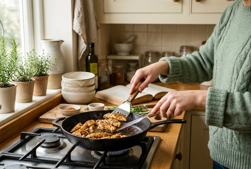Cook the Chicken.